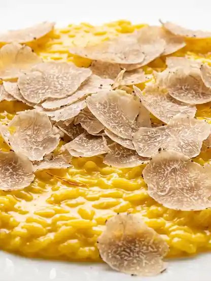 Risotto alla Milanese con Tartufo Bianco Pregiato