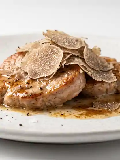 Scaloppine di Vitello al Tartufo Bianco Pregiato